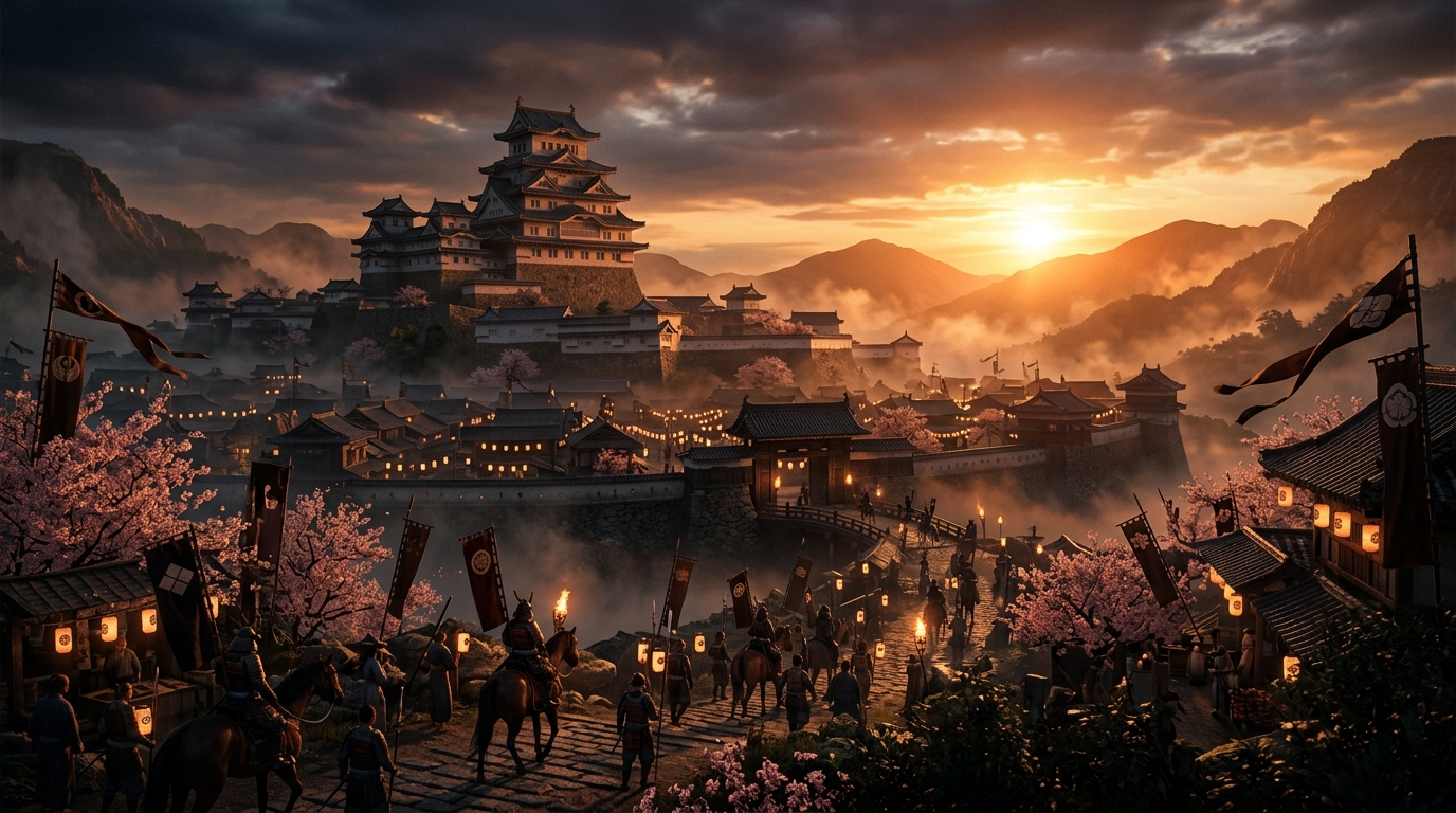 Sengoku Thrones — feudal Japan game world